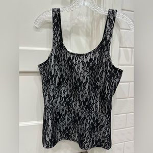 Express lace tank top